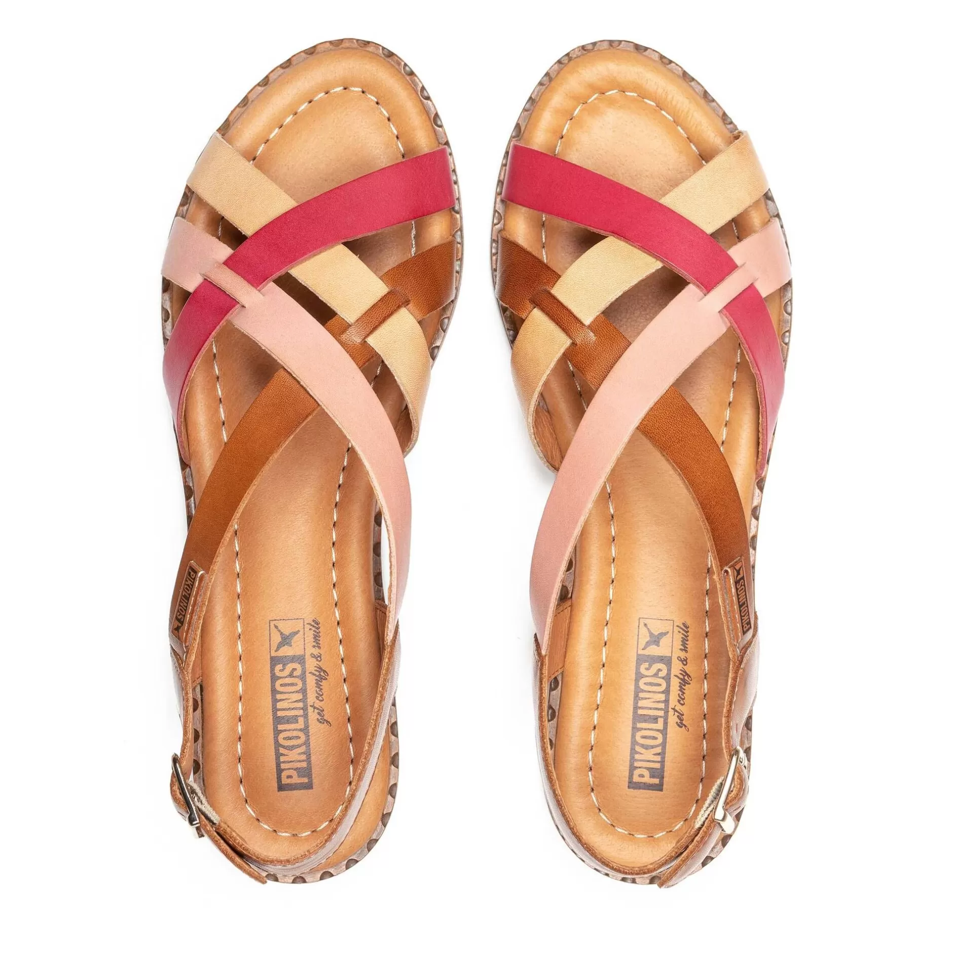 Sandalias*Pikolinos Algar | Sandalia Plana De Mujer Multicolor