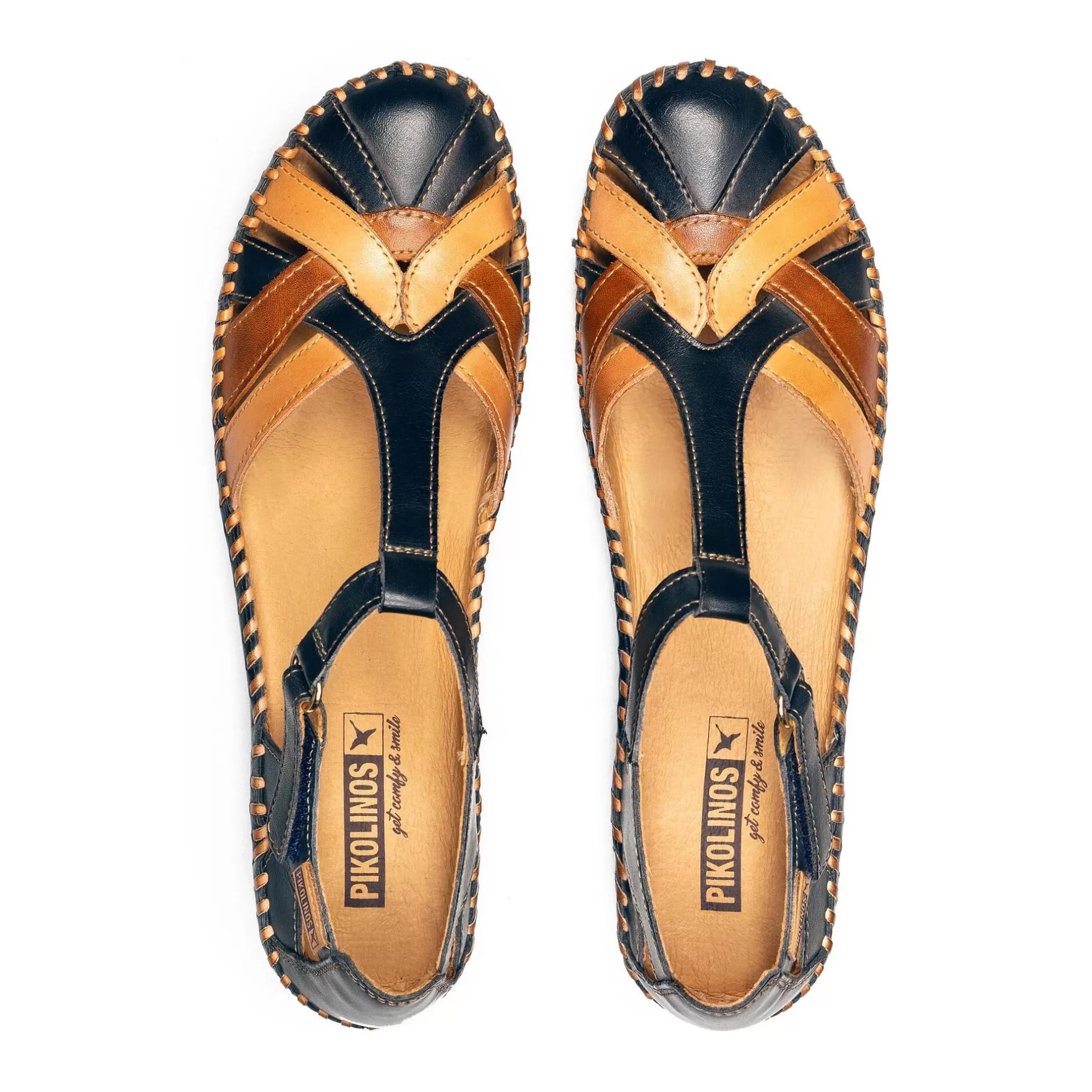 Cuñas Y Plataformas*Pikolinos P. Vallarta | Sandalias De Mujer Multicolor Con Cuna