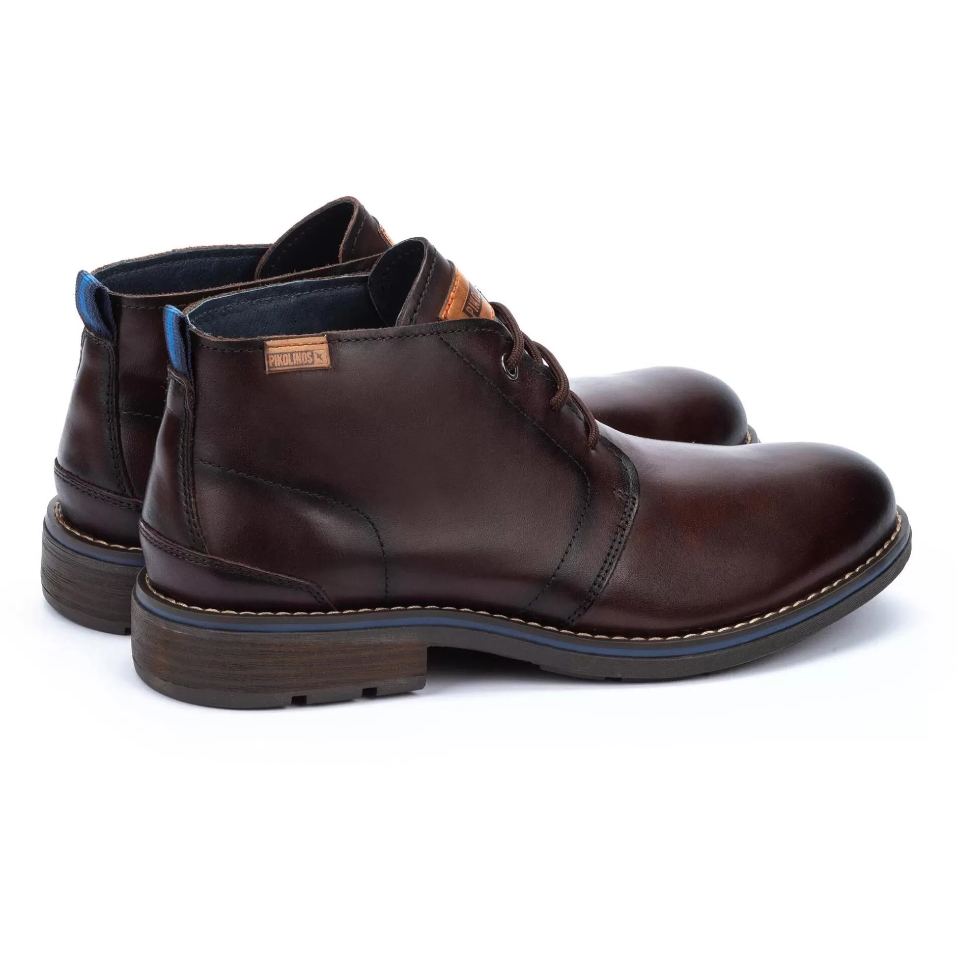 Botas Y Botines*Pikolinos York | Botin Clasico De Hombre Con Cordones